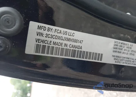 2021 Dodge Charger Scat Pack Widebody Rwd из США, поврежденный, VIN 2C3CDXGJXMH588147